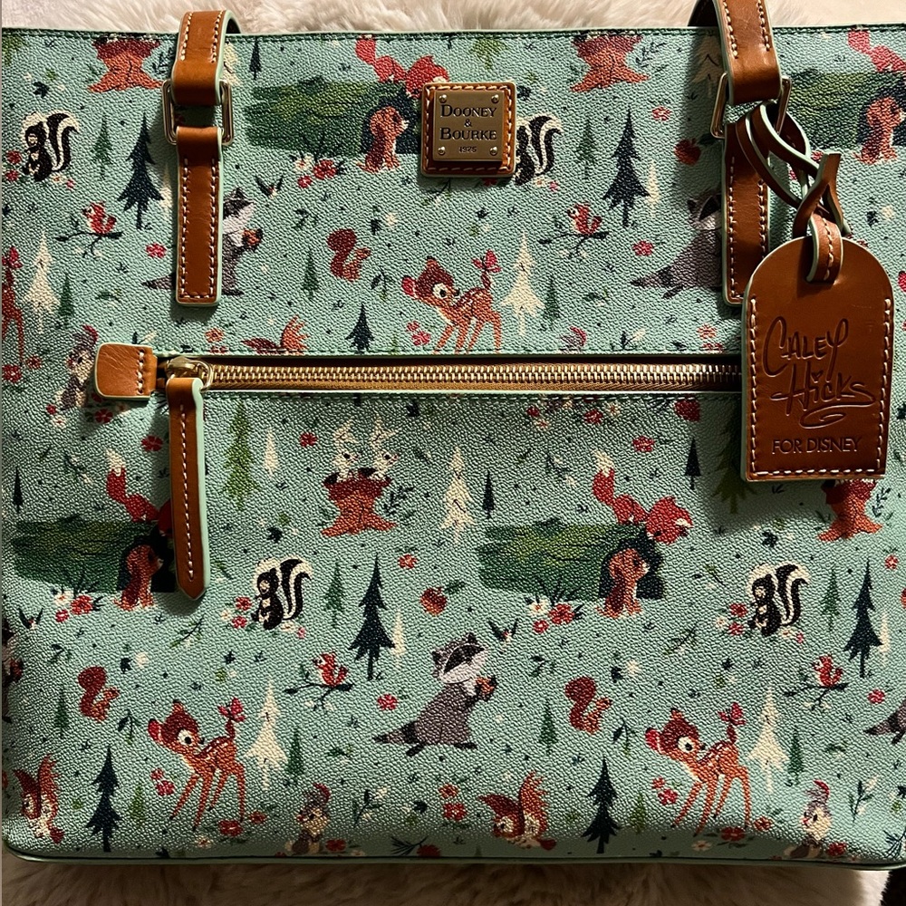 Dooney and Bourke Disney Bambi and Forest Friends Shopper Tote